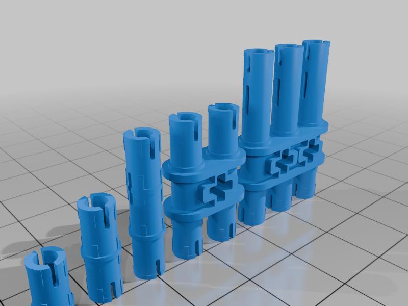 Customizable LEGO Technic-Compatible Pin