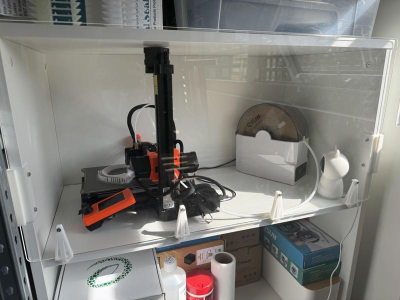 Prusa Mini enclosure in IKEA GALANT shelf