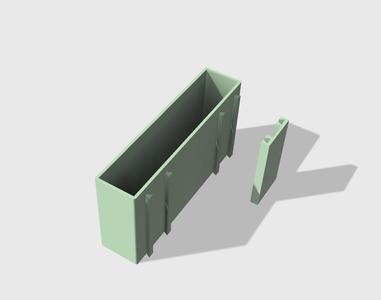 Removable wall box shelf