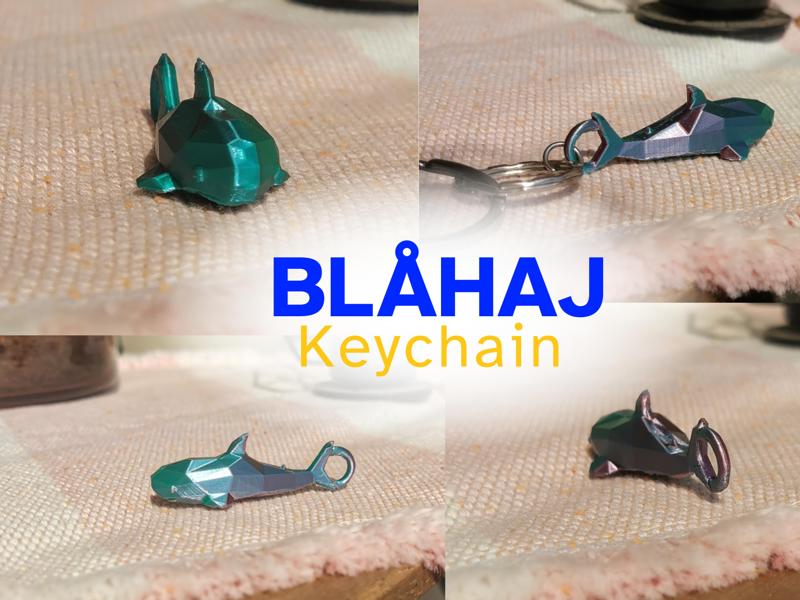 Blåhaj Keychain