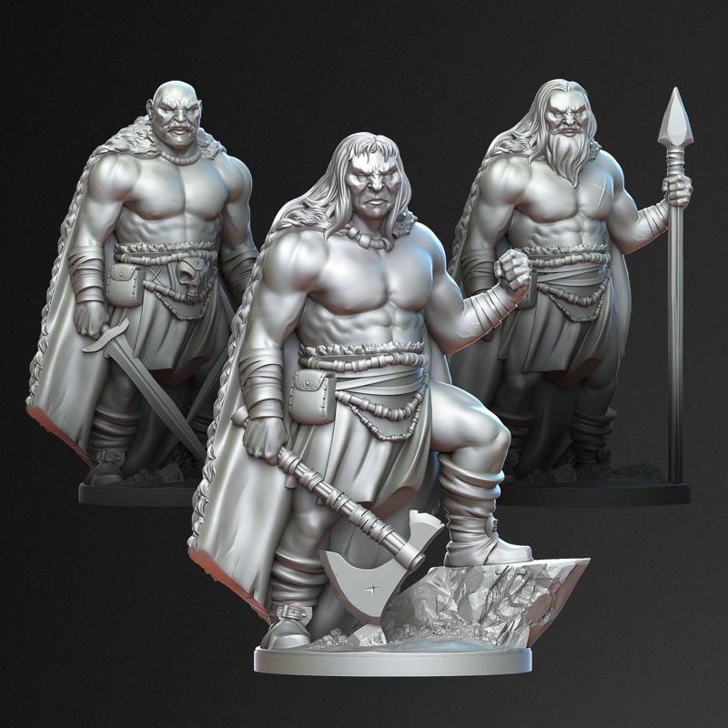 3 Ancient Barbarians