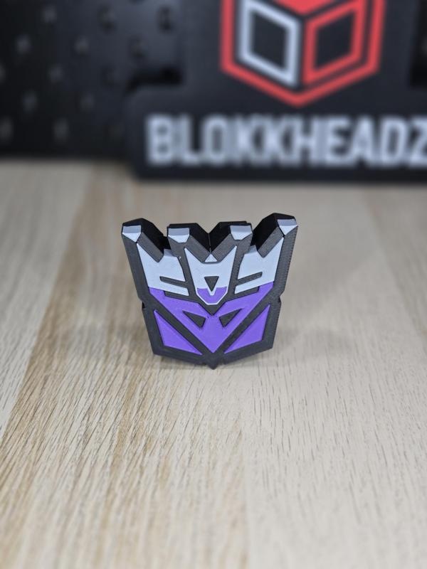 Blokkheadz Decepticon Logo - Magnet, Ornament and Regular Collectible