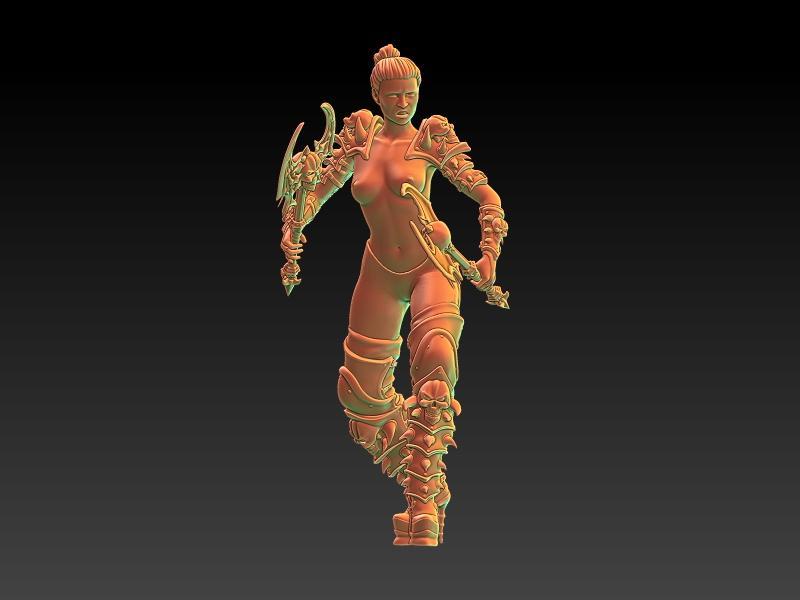 SEXY WARRIORS - IRENA - EROTIC MINIATURE 75 MM SCALE