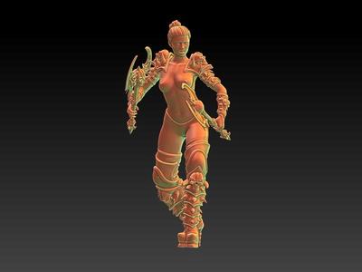 SEXY WARRIORS - IRENA - EROTIC MINIATURE 75 MM SCALE