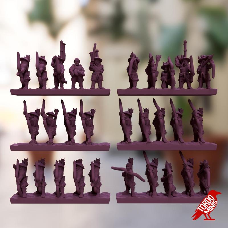 Meiji Warriors: Nippon ashigaru Yamitori (10/15mm)
