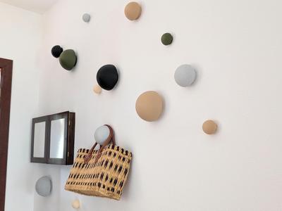 Mushroom-Shaped Wall Hooks