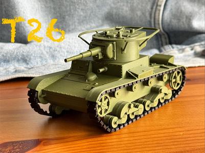 Compact Light Tank T26 1:35