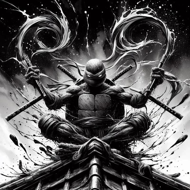 Hueforge turtles ninja