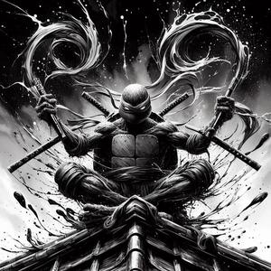 Hueforge turtles ninja