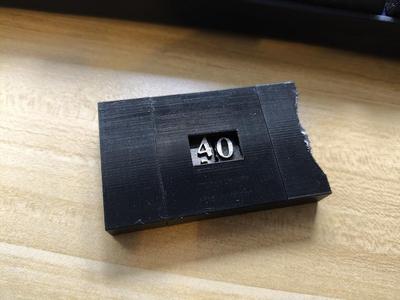 3-part Sleeve for Counter with Auto-rollover