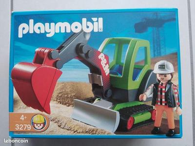 Playmobil mini-pelleteuse 3279 et 5031 - Pièce pour bloquer la pelle en position verticale