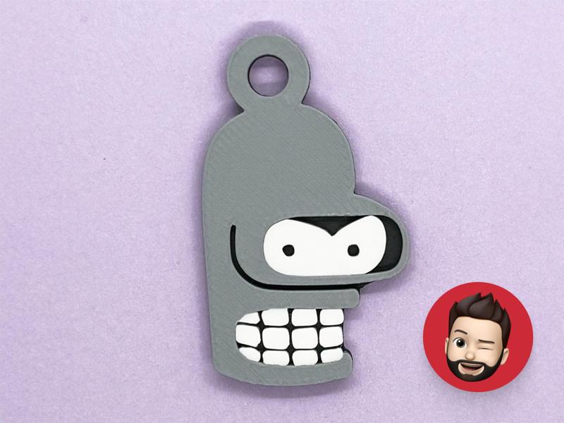 Futurama Bender keychain