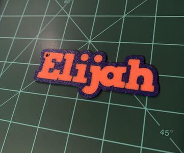 Name Plate [Elijah]