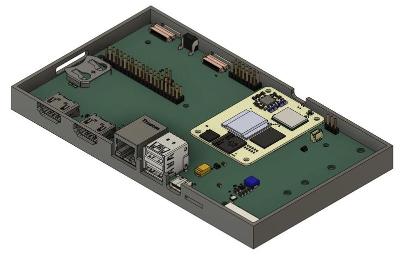 Raspberry Pi Compute Module 5 IO board case