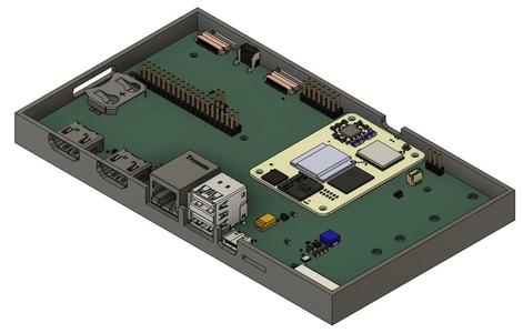 Raspberry Pi Compute Module 5 IO board case