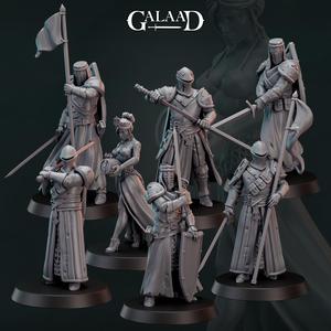 Knights back from war