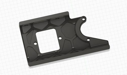 Voron 2.4r2 rear left BOM filtered power inlet skirt without power switch