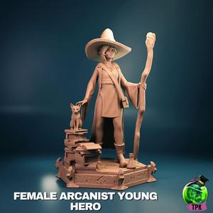 Female Arcanist Young Hero