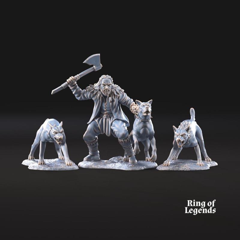 Dog Trainer with dogs | Fellmount Reavers | Ring Of Legends