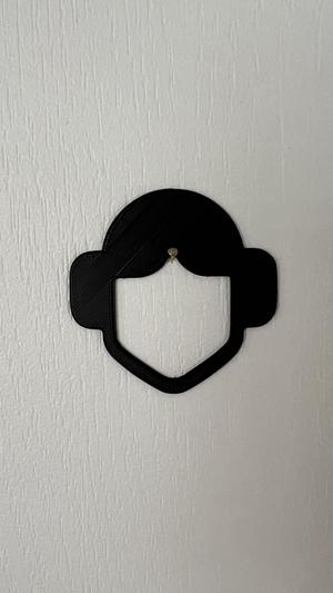 Cute Princess Leia Wall Art