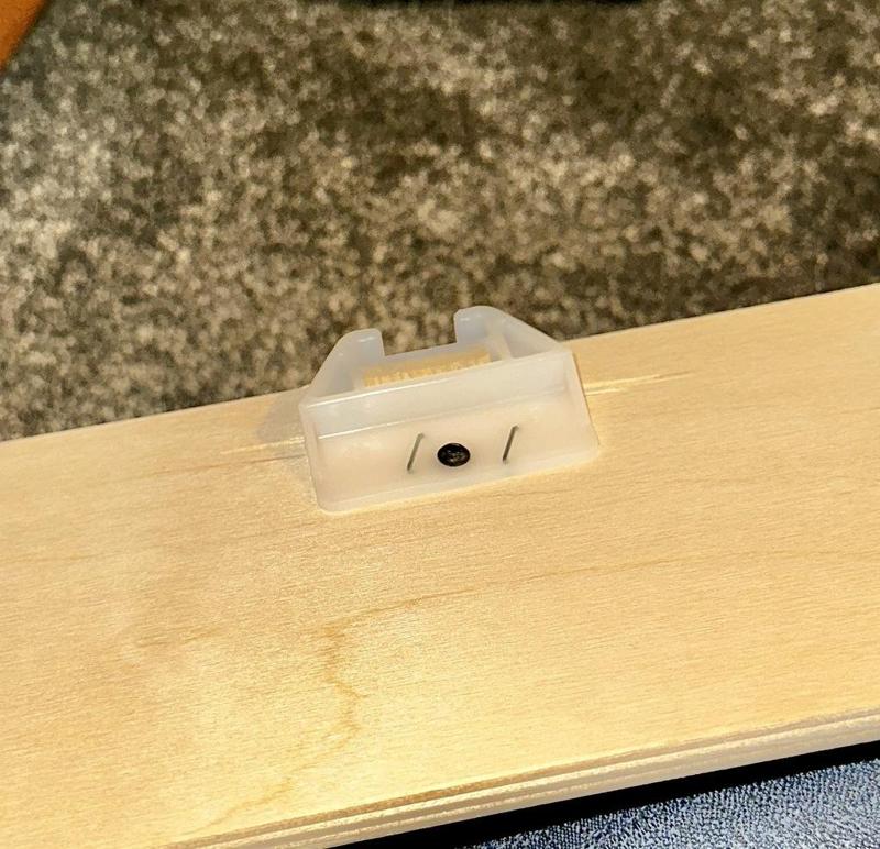 Dresser Drawer Guide Clip for Rail, Bassett Furniture 