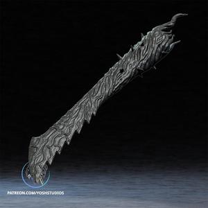 Agent Venom Symbiote Blade 3D Printer STL File
