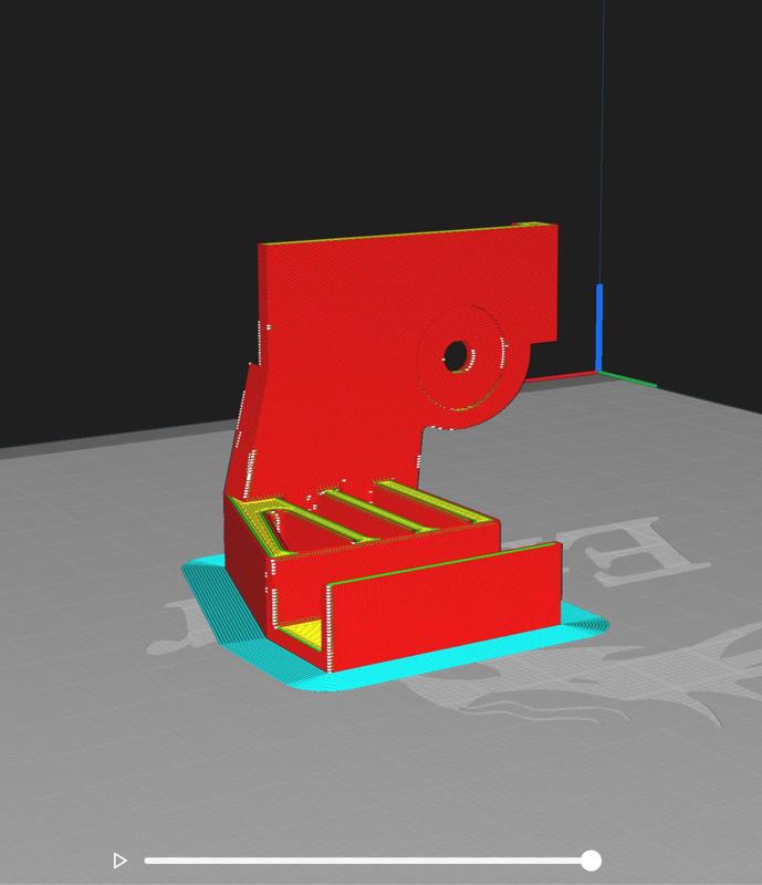 X Mounted Ender 3V2 Brush