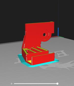 X Mounted Ender 3V2 Brush