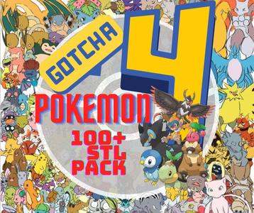 104 Pokemon STL Bundle STL 3D Printable