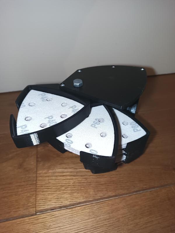 Storage for Delta 93mm sandpaper