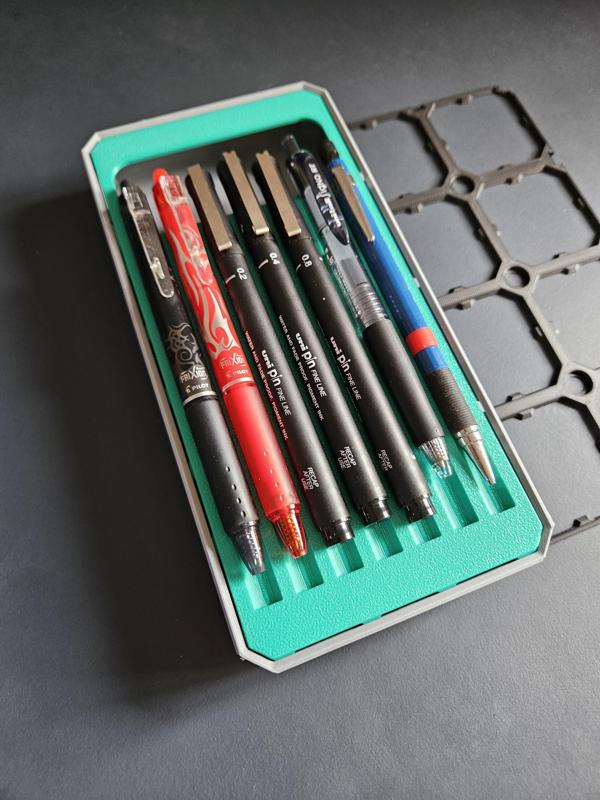 Pens holder tray - Multibin top