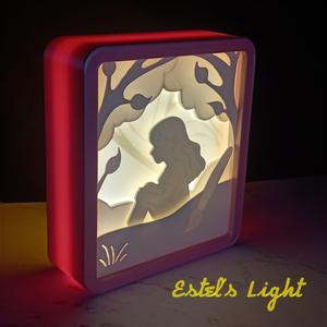 Estel’s Light – Symbolic Backlit Frame STL