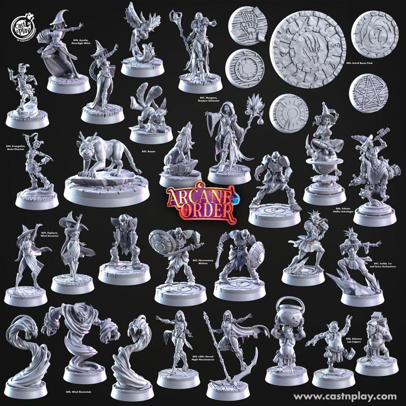 Arcane Order (Set) (Pre-Supported) - DnD | Cast n Play