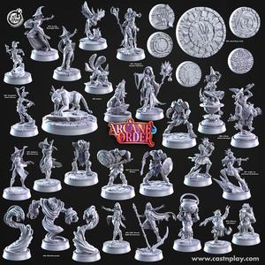 Arcane Order (Set) (Pre-Supported) - DnD | Cast n Play