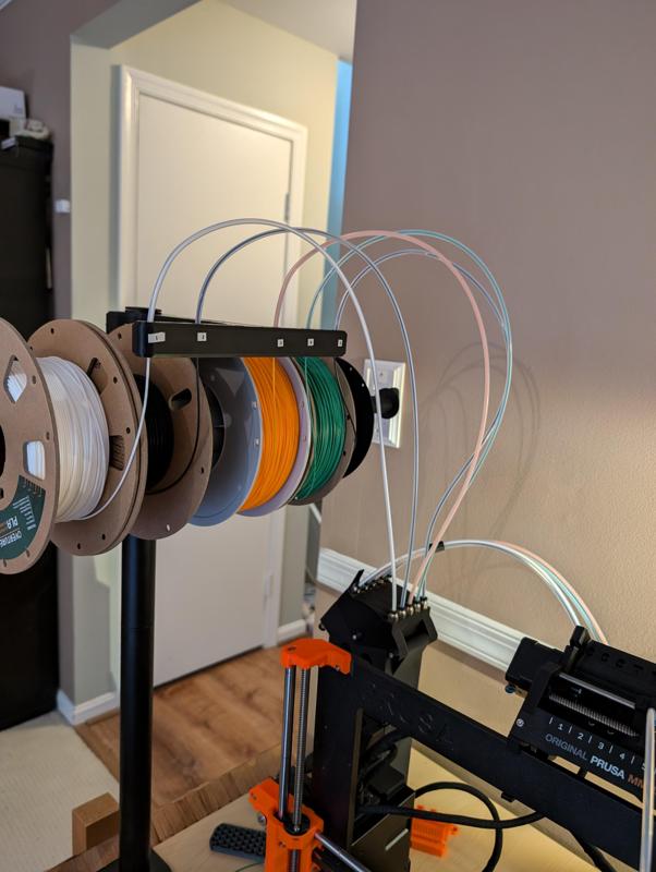 PTFE Tube Guide for VIVO Steel Multi-Roll Filament Holder