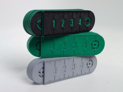 Mini Folding Ruler 30 cm - Metric