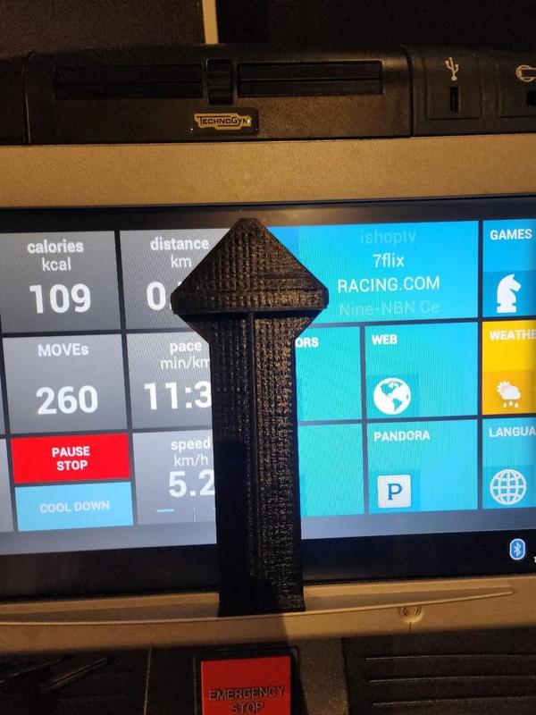 Tradmill phone stand