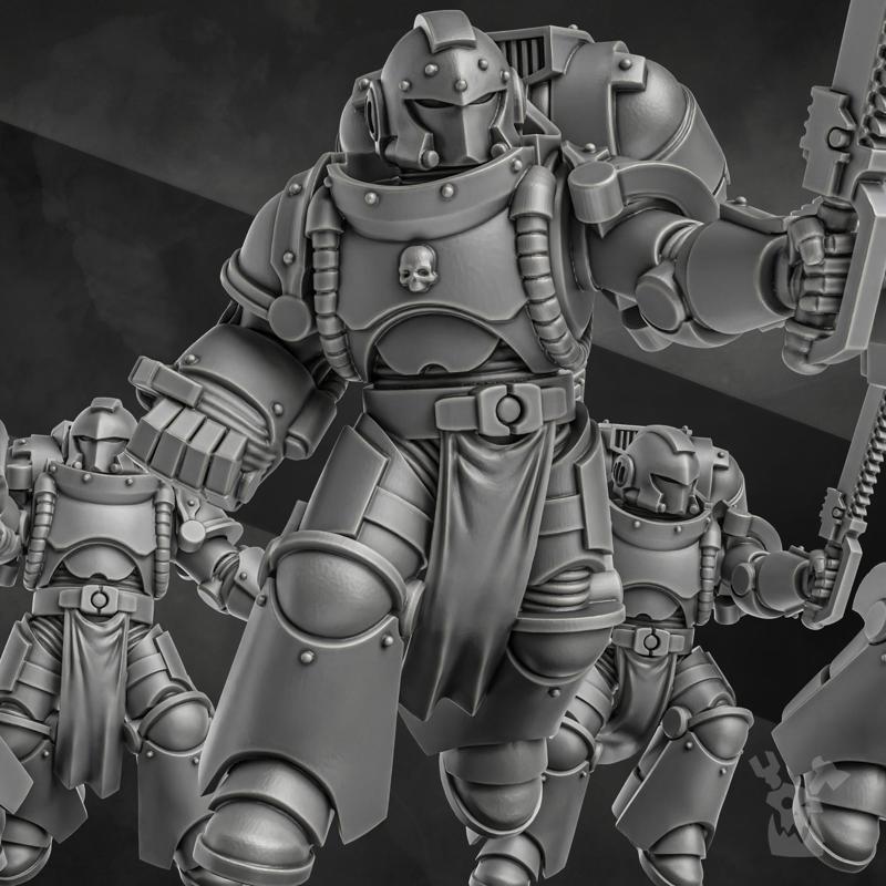 Space Knights Storm Squad with Jetpacks