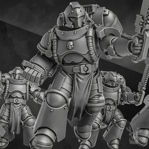 Space Knights Storm Squad with Jetpacks
