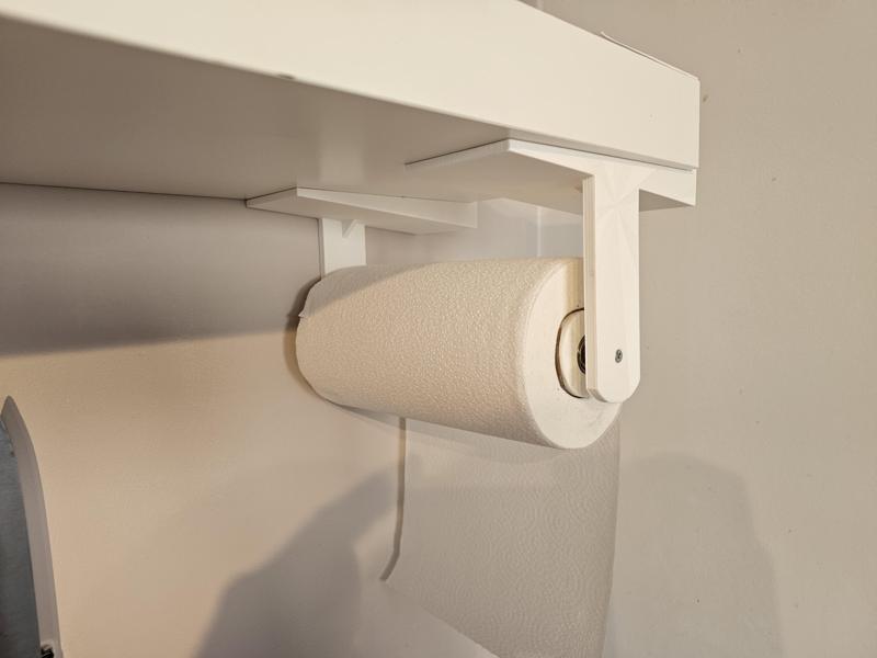 Ikea Lack Shelf Kitchen Towel Holder