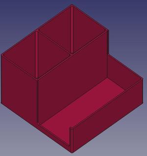Pen holder box