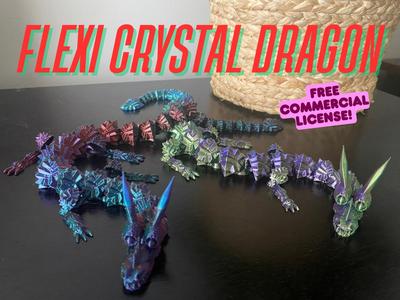 Articulated Crystal Dragon - Free License! 