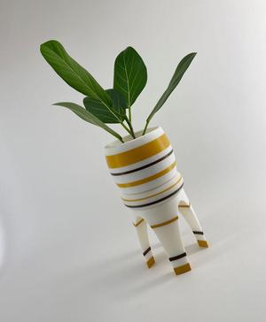 Planter With Stand and Drip Tray - Modular Plant Flower Pot