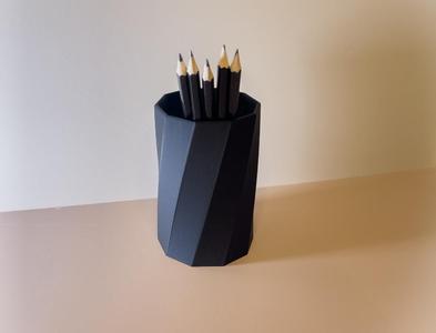 Modern Pencil Holder, Pencil Cup