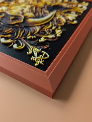 200 x 200mm Modular Picture Frame for Hueforge - SLOPED STEP