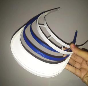 Disposable mask headbands with and without visor various models - virus crown security
