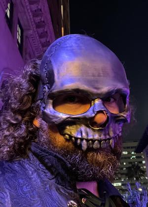 Half Face Skull Mask