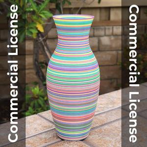 Vase for Stripes & More [Commercial License]