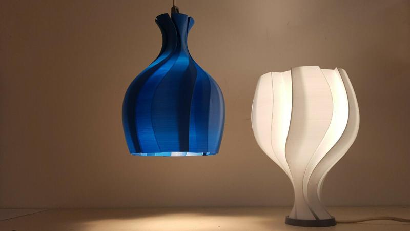 The Unfolding Flower Lamp