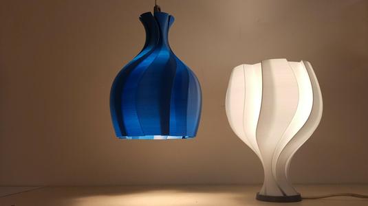The Unfolding Flower Lamp